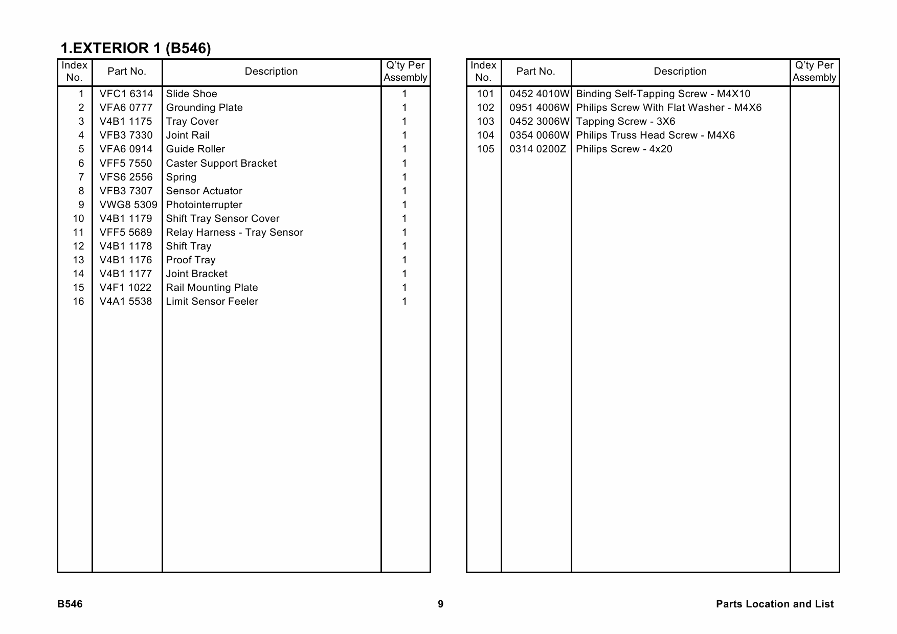 RICOH Options B546 SR890 Parts Catalog PDF download-6